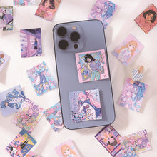 Load image into Gallery viewer, 46pcs Kawaii Confidant Girl Decorative Stickers Scrapbooking Label Diary Stationery Album Phone Cup Journal Planner Stickers