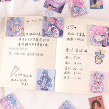 Load image into Gallery viewer, 46pcs Kawaii Confidant Girl Decorative Stickers Scrapbooking Label Diary Stationery Album Phone Cup Journal Planner Stickers