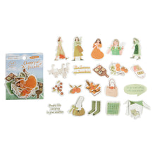 Load image into Gallery viewer, 40pcs Four Seasons Girls Decorative Paper Sticker Scrapbooking Labels Diary Journal Album Phone Sickers Stationery Supplies