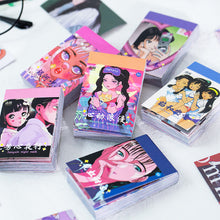 Load image into Gallery viewer, 50pcs Cool Midnight Girl Decorative Stickers Scrapbooking Label Diary Stationery Album Phone Cup Journal Planner Stickers