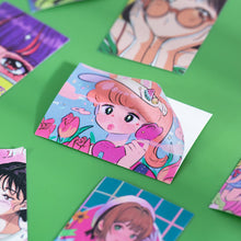 Load image into Gallery viewer, 50pcs Cool Midnight Girl Decorative Stickers Scrapbooking Label Diary Stationery Album Phone Cup Journal Planner Stickers