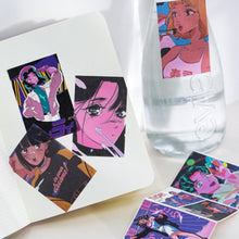 Load image into Gallery viewer, 50pcs Cool Midnight Girl Decorative Stickers Scrapbooking Label Diary Stationery Album Phone Cup Journal Planner Stickers