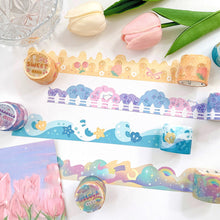 Load image into Gallery viewer, 30mm*3m Dream Corner Series Decorative Adhesive Tape Flower Cloud Pearl Masking Washi Tape Scrapbooking Decoration Tapes