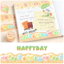 Load image into Gallery viewer, 30mm*3m Dream Corner Series Decorative Adhesive Tape Flower Cloud Pearl Masking Washi Tape Scrapbooking Decoration Tapes