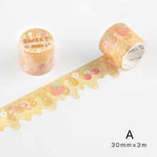 Load image into Gallery viewer, 30mm*3m Dream Corner Series Decorative Adhesive Tape Flower Cloud Pearl Masking Washi Tape Scrapbooking Decoration Tapes