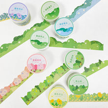 Load image into Gallery viewer, 25mm*3m Forest Cloud Series Decorative Adhesive Tape Flower Tree Masking Washi Tape Scrapbooking Decoration Tapes