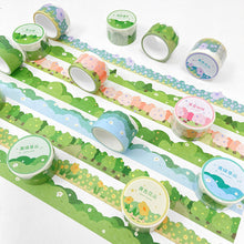 Load image into Gallery viewer, 25mm*3m Forest Cloud Series Decorative Adhesive Tape Flower Tree Masking Washi Tape Scrapbooking Decoration Tapes