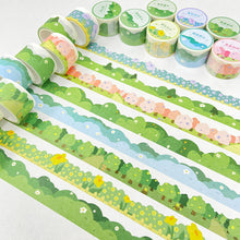 Load image into Gallery viewer, 25mm*3m Forest Cloud Series Decorative Adhesive Tape Flower Tree Masking Washi Tape Scrapbooking Decoration Tapes