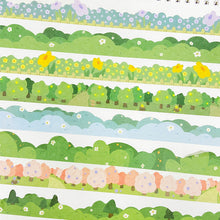 Load image into Gallery viewer, 25mm*3m Forest Cloud Series Decorative Adhesive Tape Flower Tree Masking Washi Tape Scrapbooking Decoration Tapes