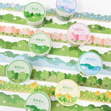 Load image into Gallery viewer, 25mm*3m Forest Cloud Series Decorative Adhesive Tape Flower Tree Masking Washi Tape Scrapbooking Decoration Tapes