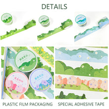 Load image into Gallery viewer, 25mm*3m Forest Cloud Series Decorative Adhesive Tape Flower Tree Masking Washi Tape Scrapbooking Decoration Tapes