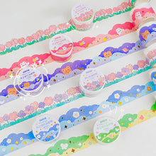 Load image into Gallery viewer, 30mm*3m Dreaming Cloud Series Decorative Adhesive Tape Flower Bear Masking Washi Tape Scrapbooking Decoration Tapes