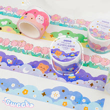 Load image into Gallery viewer, 30mm*3m Dreaming Cloud Series Decorative Adhesive Tape Flower Bear Masking Washi Tape Scrapbooking Decoration Tapes