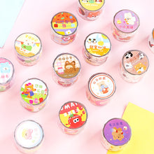 Load image into Gallery viewer, 30mm*3m Cartoon Animal Party Series Decorative Adhesive Tape Kawaii Masking PET Tape Scrapbooking Decoration Tapes