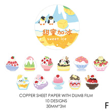 Load image into Gallery viewer, 30mm*3m Cartoon Animal Party Series Decorative Adhesive Tape Kawaii Masking PET Tape Scrapbooking Decoration Tapes