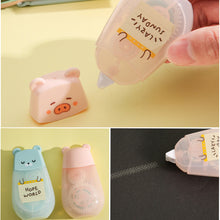 Load image into Gallery viewer, 5mm*5m Kawaii Animal Bear Double Sided Tape Dispensing Adhesive Paper Tape DIY Scrapbooking Glue Office School Stationery Supplies