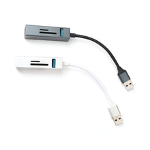 Load image into Gallery viewer, Usb 5in1 Card Reader Hub Multi-function Docking Station Usb3.0hub Aluminum Alloy Combo