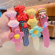 Load image into Gallery viewer, Girls Bow Hairbands Velcro Hair Accessories Hair bands Post Baby Headband Hairpin Bangs Posted Broken Hair Holder Headdress