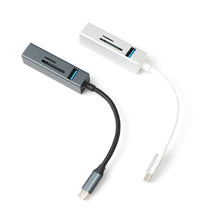 Load image into Gallery viewer, USB-C 5in1 Card Reader Hub Multi-function Docking Station Usb3.0hub Aluminum Alloy Combo