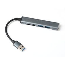 Load image into Gallery viewer, USB Hub Support High Resolution Hub3.0 Card Reader Usb Splitter 5 in 1
