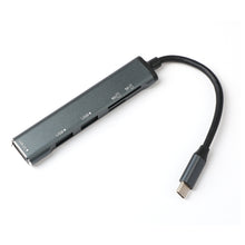 Load image into Gallery viewer, USB-C Hub Support High Resolution Hub3.0 Card Reader Usb Splitter 5 in 1