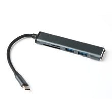Load image into Gallery viewer, USB-C Hub Support High Resolution Hub3.0 Card Reader Usb Splitter 5 in 1