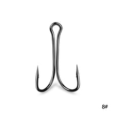 Load image into Gallery viewer, 50 pcs/pack Double Hook Luya Hook With Barb Anchor Hook Fishing Luya Fish Hook Thunder Frog Hook Fishing Gear