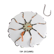 Load image into Gallery viewer, 2pcs/lot Fishing Hook Flip Hook Explosion Fishing Hook Wild Fishing Of Flip Cakes Eight Claws Anti-board Anti-hanging