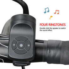 Load image into Gallery viewer, 4 Sounds Bike Electronic Loud Horn 120 Db Warning Safety Electric Bicycle Handlebar Bell USB Charging Cycling Accessories