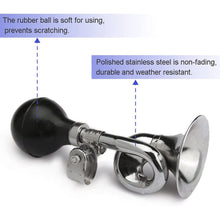 Load image into Gallery viewer, Bicycle Snail Air Horn Loud Bicycle Cycle Bike Retro Bugle Trumpet Bell Mountain Bicycle Riding Hooter Bicycle Accessories