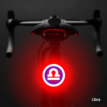 Load image into Gallery viewer, Bicycle Taillight Twelve Constellations USB Charge Led Bike Light Flash Tail Rear Lights for road Mtb Bike Seatpost