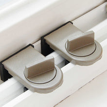 Load image into Gallery viewer, Aluminum Alloy Sliding Door and Window Safety Lock Anti-theft Lock Window Stopper Child Protection Safety Lock