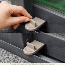 Load image into Gallery viewer, Aluminum Alloy Sliding Door and Window Safety Lock Anti-theft Lock Window Stopper Child Protection Safety Lock