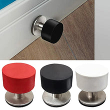 Load image into Gallery viewer, Stainless Steel Punch-free Door Stopper Silent Sticker Holders Self Adhesive Wall Protectors Floor Mounted Nail-free Door Stop
