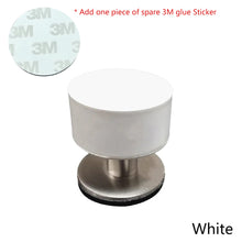 Load image into Gallery viewer, Stainless Steel Punch-free Door Stopper Silent Sticker Holders Self Adhesive Wall Protectors Floor Mounted Nail-free Door Stop