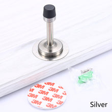 Load image into Gallery viewer, Stainless Steel Door Stops Wall Mounted Door Stopper Rubber Holder Catch Floor Fitting With Screws Bedroom Home Hardware