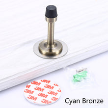 Load image into Gallery viewer, Stainless Steel Door Stops Wall Mounted Door Stopper Rubber Holder Catch Floor Fitting With Screws Bedroom Home Hardware