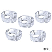 Load image into Gallery viewer, 5PCS Door Stopper Transparent Door Handle Buffer Wall Protection Silica Gel Doorknob Buffer Walls And Furniture Protective Pad