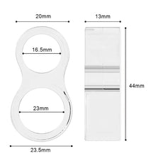 Load image into Gallery viewer, 5PCS Door Stopper Transparent Door Handle Buffer Wall Protection Silica Gel Doorknob Buffer Walls And Furniture Protective Pad