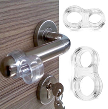 Load image into Gallery viewer, 5PCS Door Stopper Transparent Door Handle Buffer Wall Protection Silica Gel Doorknob Buffer Walls And Furniture Protective Pad