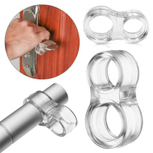 Load image into Gallery viewer, 5PCS Door Stopper Transparent Door Handle Buffer Wall Protection Silica Gel Doorknob Buffer Walls And Furniture Protective Pad