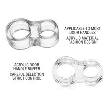 Load image into Gallery viewer, 5PCS Door Stopper Transparent Door Handle Buffer Wall Protection Silica Gel Doorknob Buffer Walls And Furniture Protective Pad