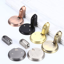 Load image into Gallery viewer, Non-Punch Door Stopper Automatic Floor Stop Self-Locking Door Stop Furniture Fittings Gold Black Grey Stopper for Door Windproof Door Stops