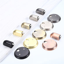 Load image into Gallery viewer, Non-Punch Door Stopper Automatic Floor Stop Self-Locking Door Stop Furniture Fittings Gold Black Grey Stopper for Door Windproof Door Stops