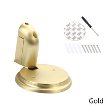 Load image into Gallery viewer, Non-Punch Door Stopper Automatic Floor Stop Self-Locking Door Stop Furniture Fittings Gold Black Grey Stopper for Door Windproof Door Stops
