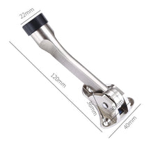 Load image into Gallery viewer, Zinc Alloy Kick Door Stopper Lever Retainer Anti-collision Stop Device Free Stop for Floor Door Block Stop Holder Hardware