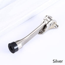 Load image into Gallery viewer, Zinc Alloy Kick Door Stopper Lever Retainer Anti-collision Stop Device Free Stop for Floor Door Block Stop Holder Hardware
