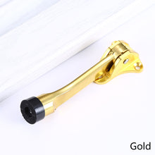 Load image into Gallery viewer, Zinc Alloy Kick Door Stopper Lever Retainer Anti-collision Stop Device Free Stop for Floor Door Block Stop Holder Hardware