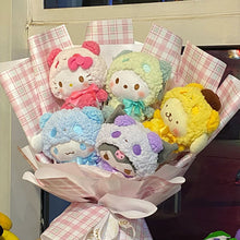 Load image into Gallery viewer, 10CM Kawaii My Melody Kuromi Plush Toys Soft Stuffed Soft Dolls Family Party Dolls For Children Christmas New Year Birthday Gifts