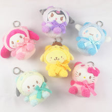 Load image into Gallery viewer, 10CM Kawaii My Melody Kuromi Plush Toys Soft Stuffed Soft Dolls Family Party Dolls For Children Christmas New Year Birthday Gifts